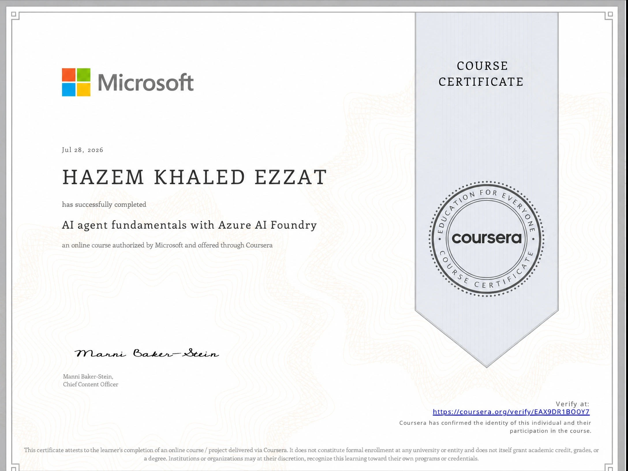 AI Agent Fundamentals with Azure AI Foundry
